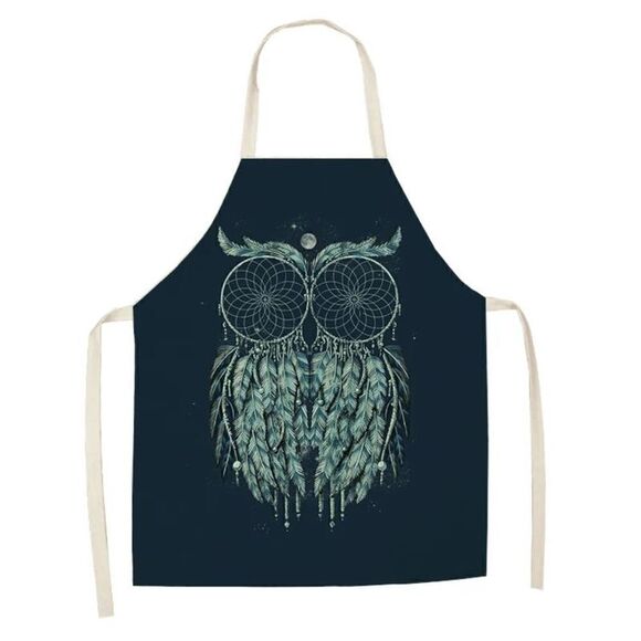 2/$21 Ladies Owl Apron - Picture 1 of 3